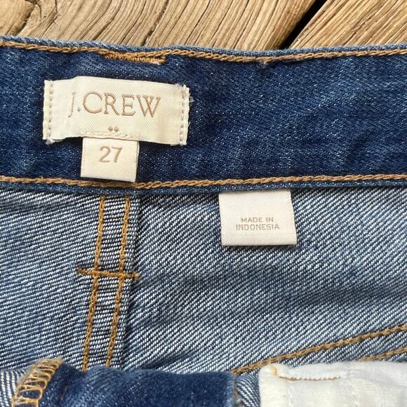 J.Crew Women's Distressed Denim Jean Shorts Size 27 Waist - Picture 5 of 6